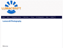 Tablet Screenshot of lumacraft.com